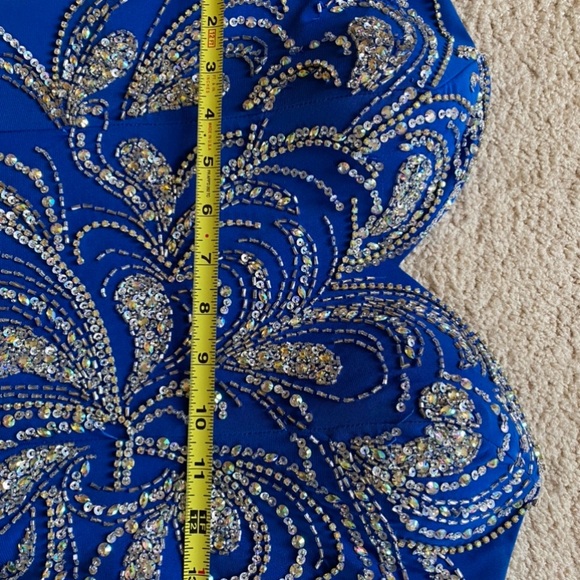 Royal blue prom dress - Picture 5 of 9